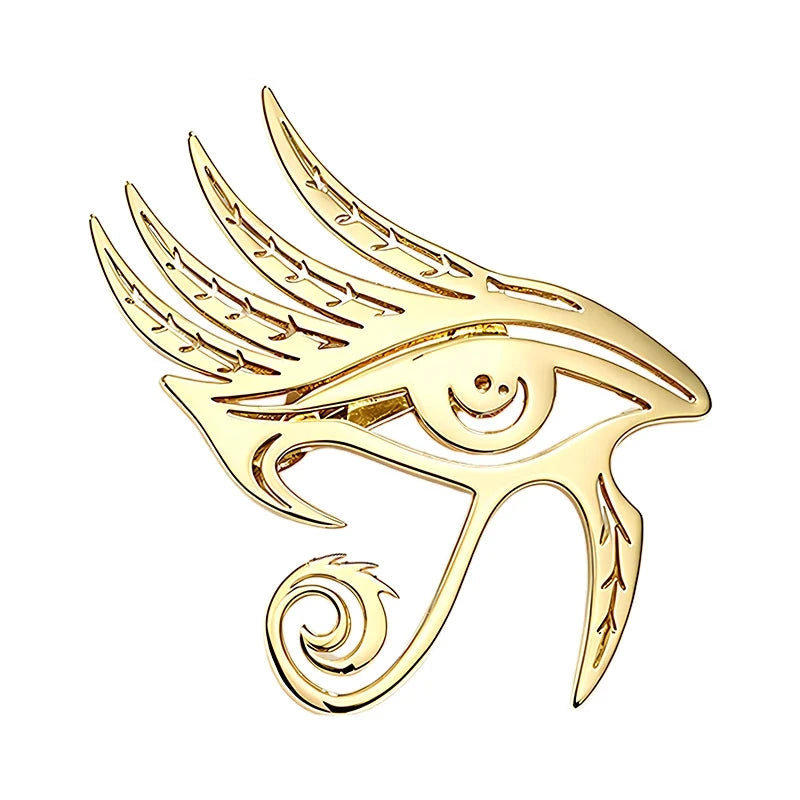 Openwork Eye of Horus Brooch original white background product photo