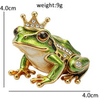 Crowned Frog Prince Brooch