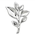 Polished Leafy Branch Silhouette Brooch original white background product photo