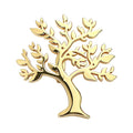 Minimal Branching Tree of Life Brooch original white background product photo