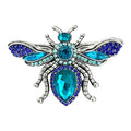 Vintage Faceted Bee Statement Brooch original white background product photo