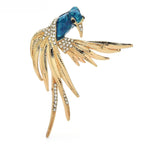 Enamel Swallow with Flowing Wings and Tail Brooch original variant product photo