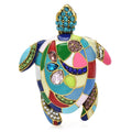 Multicolor Mosaic Sea Turtle Brooch