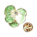 Softly Shaded Pansy Collar Brooch original white background product photo