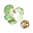 Softly Shaded Pansy Collar Brooch original white background product photo