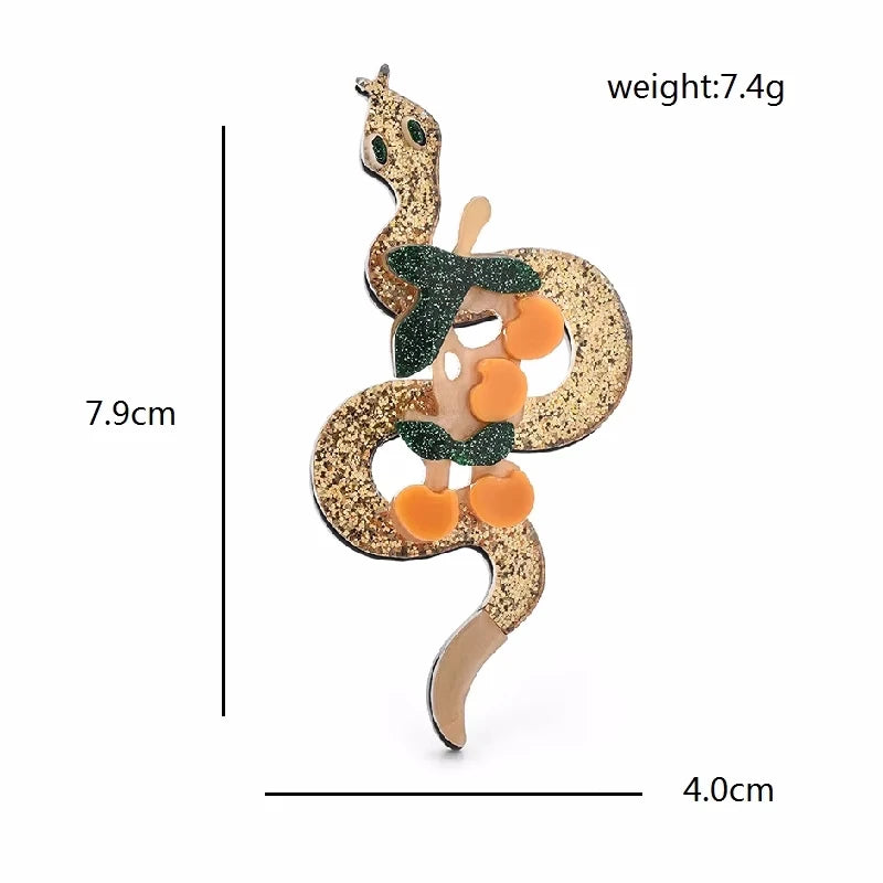 Playful Acrylic Animal and Character Brooch