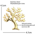 Minimal Branching Tree of Life Brooch
