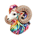 Ornate Zodiac Symbol Brooch original white background variant photo