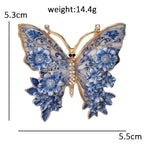 Floral Woodland Creature Motif Brooch