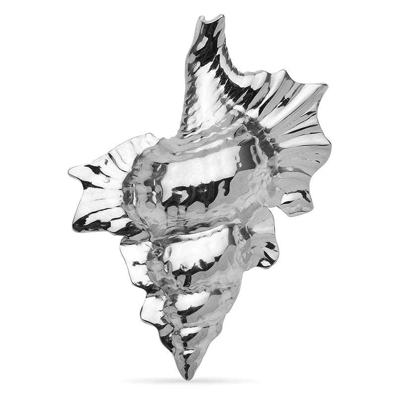 Broche conque sculpturale