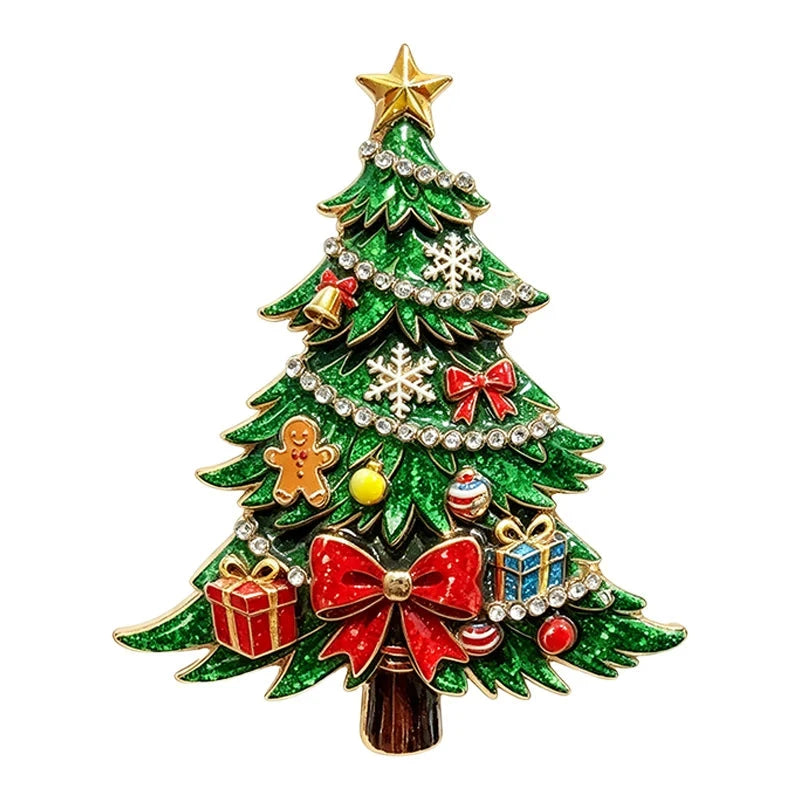 Festive Christmas Character Brooch original white background variant photo