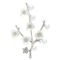 Pearl-Look Blossom Branch Brooch