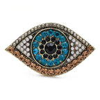 Sparkling Eye with Concentric Iris Brooch