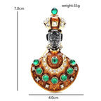 Jeweled Royal Portrait Brooch — dimensions