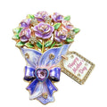 Mother's Day Rose Bouquet Brooch original white background product photo
