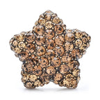 Multicolor Rhinestone Star Brooch original white background product photo