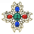 Ornate Cabochon Cross Brooch product variant photo