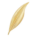 Long Textured Leaf Brooch original white background product photo