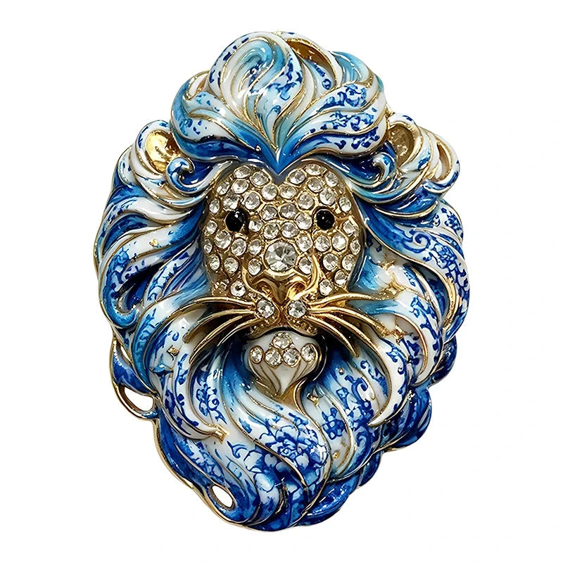 Ornate Zodiac Symbol Brooch original white background variant photo