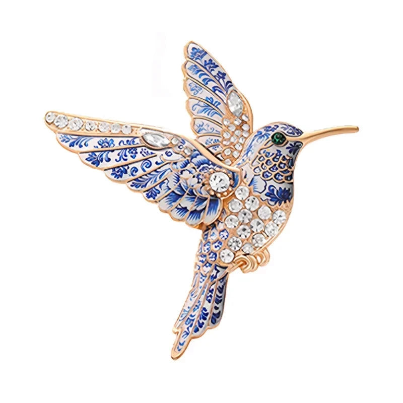 Floral Woodland Creature Motif Brooch original white background product photo