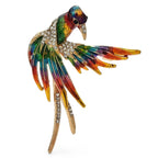 Enamel Swallow with Flowing Wings and Tail Brooch original variant product photo
