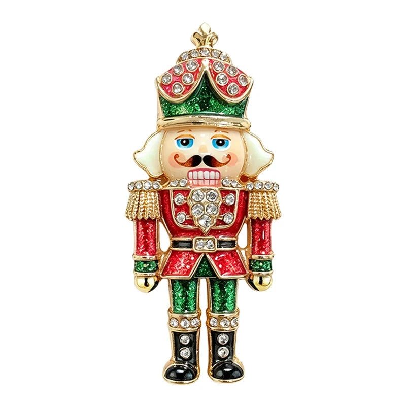 Festive Christmas Character Brooch original white background variant photo