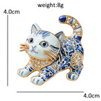 Floral Woodland Creature Motif Brooch