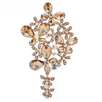 Jeweled Butterfly and Flower Spray Brooch original variant product photo