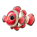 Big Eyed Clownfish Brooch original white background product photo