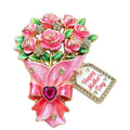 Mother's Day Rose Bouquet Brooch original white background product photo
