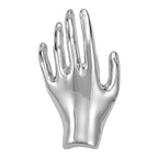 Sculptural Open Hand Brooch original white background product photo