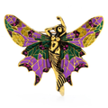 Enamel Butterfly Fairy Brooch