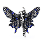 Enamel Butterfly Fairy Brooch
