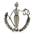 Lady Justice Scales Brooch