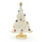 Glitter Enamel Christmas Tree Brooch