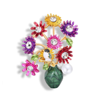 Colorful Enamel Flower Bouquet Brooch