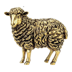 Vintage Textured Standing Sheep Brooch