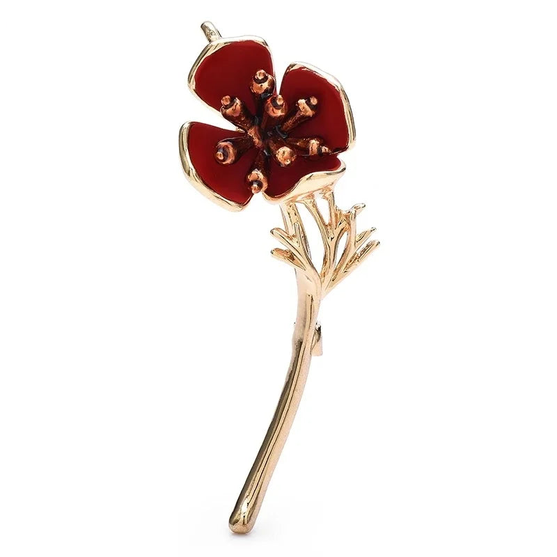 Decorative Bird and Botanical Statement Brooch