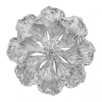 Openwork Textured Petal Flower Brooch